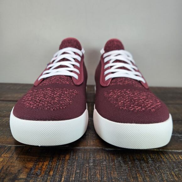 Vessi Weekend 1.5 Mens Size 10 Waterproof Shoes Sneakers Mahogany Red White main image 9